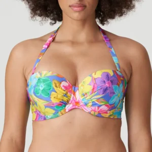 Prima Donna Swim Sazan strapless voorgevormde bikini in bloemenprint