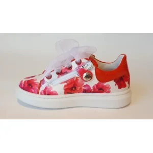 Zecchino d'Oro Sneaker F17-4700 Bloem Rood