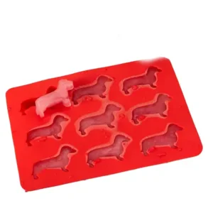 Teckel ijsblokjes mal