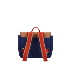 Sticky Lemon Schooltas Beige Blauw