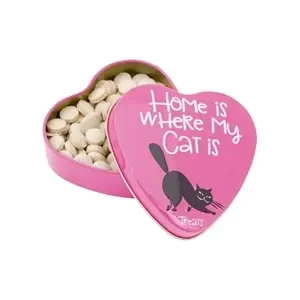 Sanal Hartenblik Home Is Where My Cat Is Gistsnoepjes 60 gr