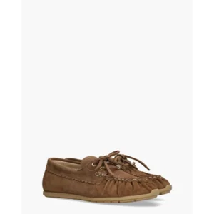 Nubikk Riley Jade Lichtbruin Dames Veterschoenen