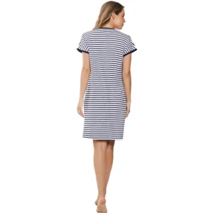 Pastunette –  Dancing Queen  - Nachtkleed – 111251-622-1 – Blue Stripe