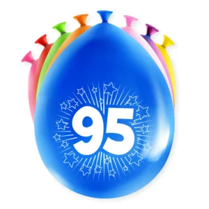 Ballonnen - 95 jaar - 30cm - 8st.