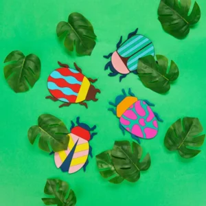 Balvi Onderzetters Kevers The Beetles x4
