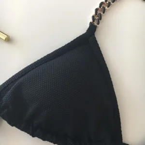 Ocean Couture 3D triangelbikini in zwart