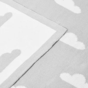 Baby Dekentje - Cloud - Grey/Offwhite