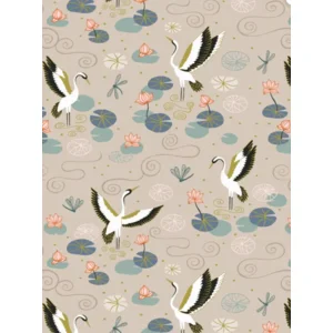 Lewis & Irene - Jardin de Lis - Natural Heron Lake with Gold Metallic