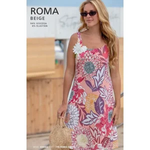 Mitjans Zomerkleed: Multicolor, Viscose / Elastan ( MIT.149 )