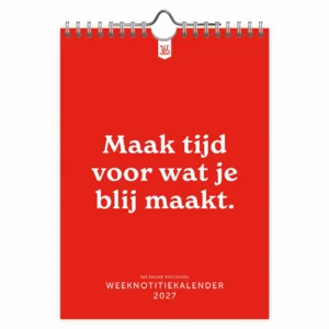 Kalender - 365 dagen succesvol - 2027 - 16,5x23cm