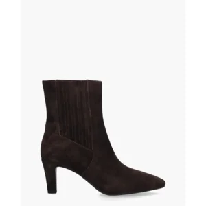 Di Lauro Calandra Donkerbruin Dames Chelseaboots