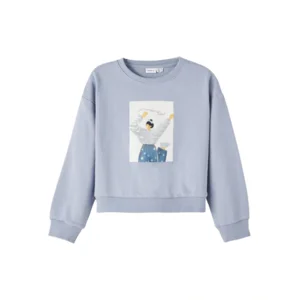 Name it Kinderkleding Meisjes Losse Korte Sweater Tanise Eventide