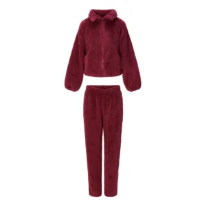 Lingadore Teddy homewear in bordeaux