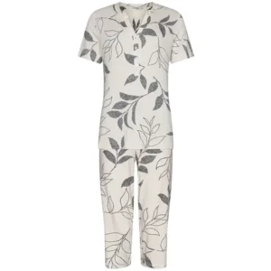 Pastunette –  Leaf Shadows - Pyjama – 121251-218-1 – Beige