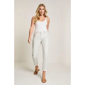 Para Mi dames broek: Bowie, Color Denim, Beige ( PARA.350 )