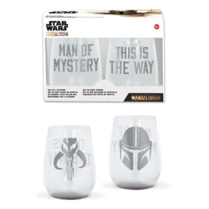 Star Wars The Mandalorian Crystal Glasses 2-Packs Case