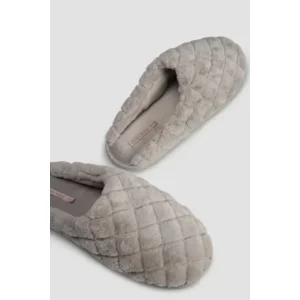 Ysabel Mora pantoffels in lichtgrijs