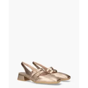 Hispanitas Menorca Goud Slingbackpumps