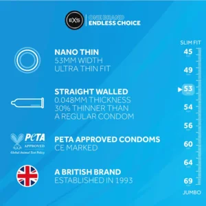 EXS Nano Thin Condooms 100 Stuks