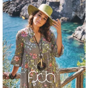 Fida zomer kleed: voiles ( TEX.767 )