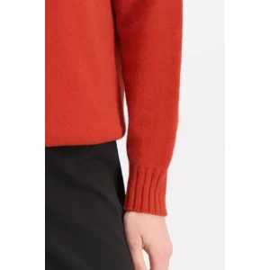 Signe Nature Pull: Brique kleur, V hals  ( Signe.1183 )