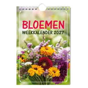 Weekkalender - 2027 - Bloemen