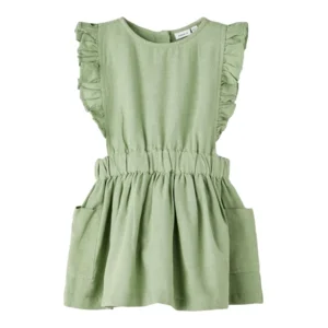 Name it Meisjes Groen Spencer Jurkje Defona Basil