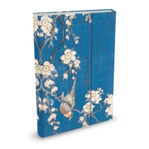 Notitieboek - Magnetic journal - Bullfinch & cherry tree - 16x21cm