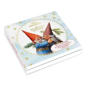 Kaarten - Kerst - Rien Poortvliet - Knuffel & kabouter in sneeuwbal - 10st.