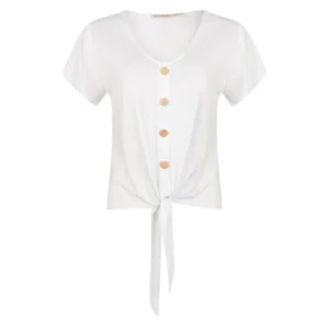 Esqualo lichte T-shirt: Off white ( ESQ.182 )