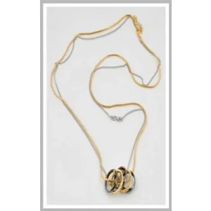 ketting zilver en goud