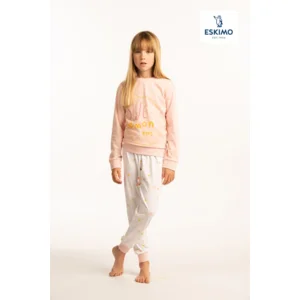 Eskimo Meisjes pyjama ( 10-16jaar): Sweet lemon esk.1468