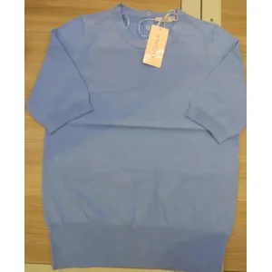 Esqualo Gebreid T-shirt: blauw ( ESQ.175 )