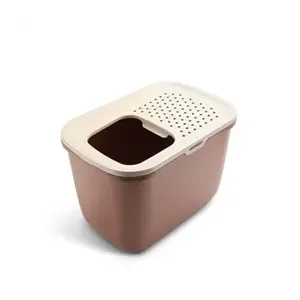 Savic Kattenbak Hop In Champagne Roze/Terracotta 58,5X39X39,5 cm