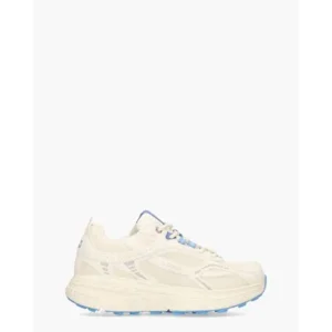 Mercer Amsterdam The Re-Run Max Wit/Blauw Damessneakers
