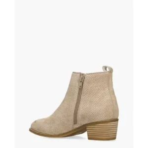 Di Lauro Wienie Beige Dames Enkelboots