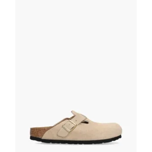 Birkenstock Boston BS Beige Damesslippers