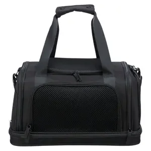 Trixie Vliegtuigtas Plane Zwart 44X28X25 cm