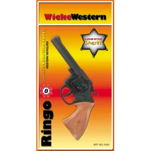 Pistool - Klappertjes - Western revolver - Ringo - 8 Schots - Op kaart