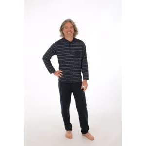 Perlina heren pyjama: Adam blauw, tot maat 6XL ( LINA.110 )
