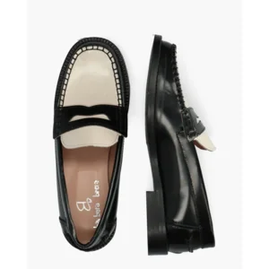 Barbara Brera Amara Zwart/Wit Damesloafers