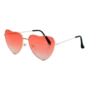 Bril - Hartjes - Hartvormige glazen - Rood