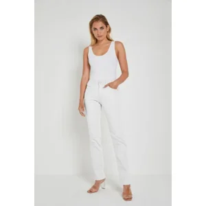 Para Mi Broek: Angie Fancy , White Color Denim ( PARA.300 )