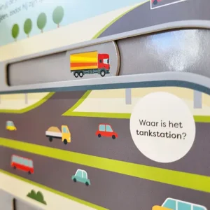 Boek - Een rondje met de vrachtwagen - 2+