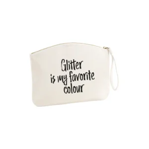 Glitter is my favorite color make-up tas S Naturel