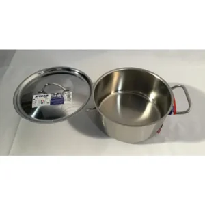 Profi lage kookpot 20 cm diameter met inox deksel