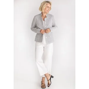 Frank Walder Blazer: Zwart / wit, met knopen ( WAL.100 )