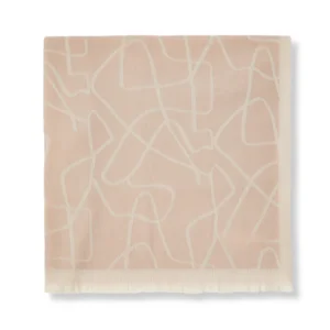 Sjaal - Abstract Line Pink