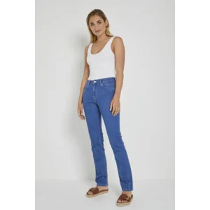 Para Mi Jeans Broek: Angie Fancy Clean mid Blue ( para.303 )