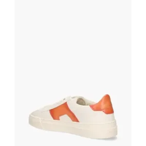 Santoni 21779 Wit/Oranje Herensneakers